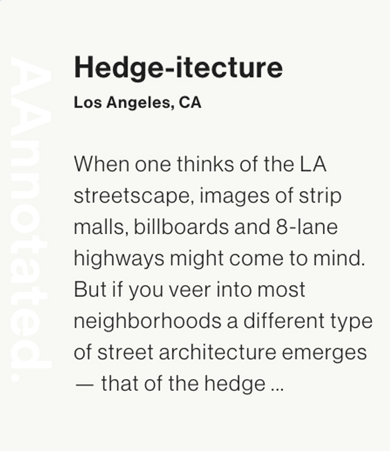 Hedge-itecture